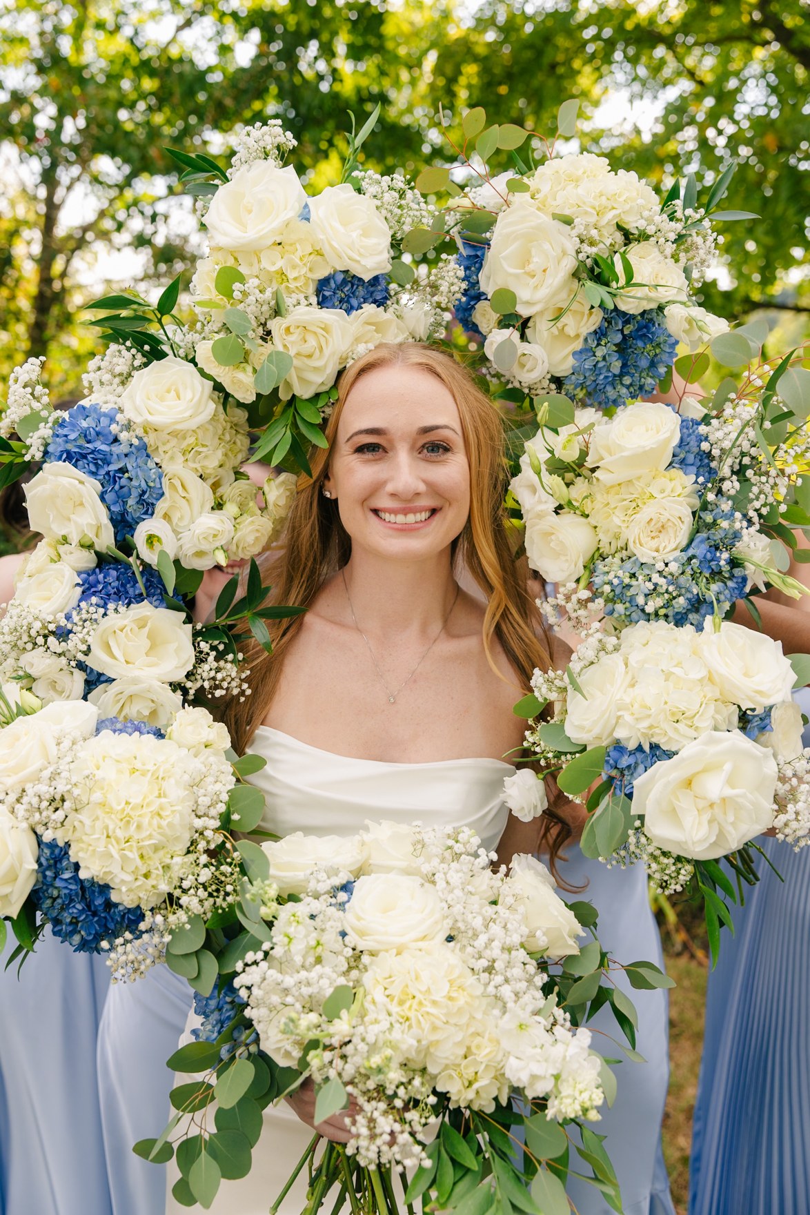 03 / Bridal Portrait in Blue and Yellow — After editing