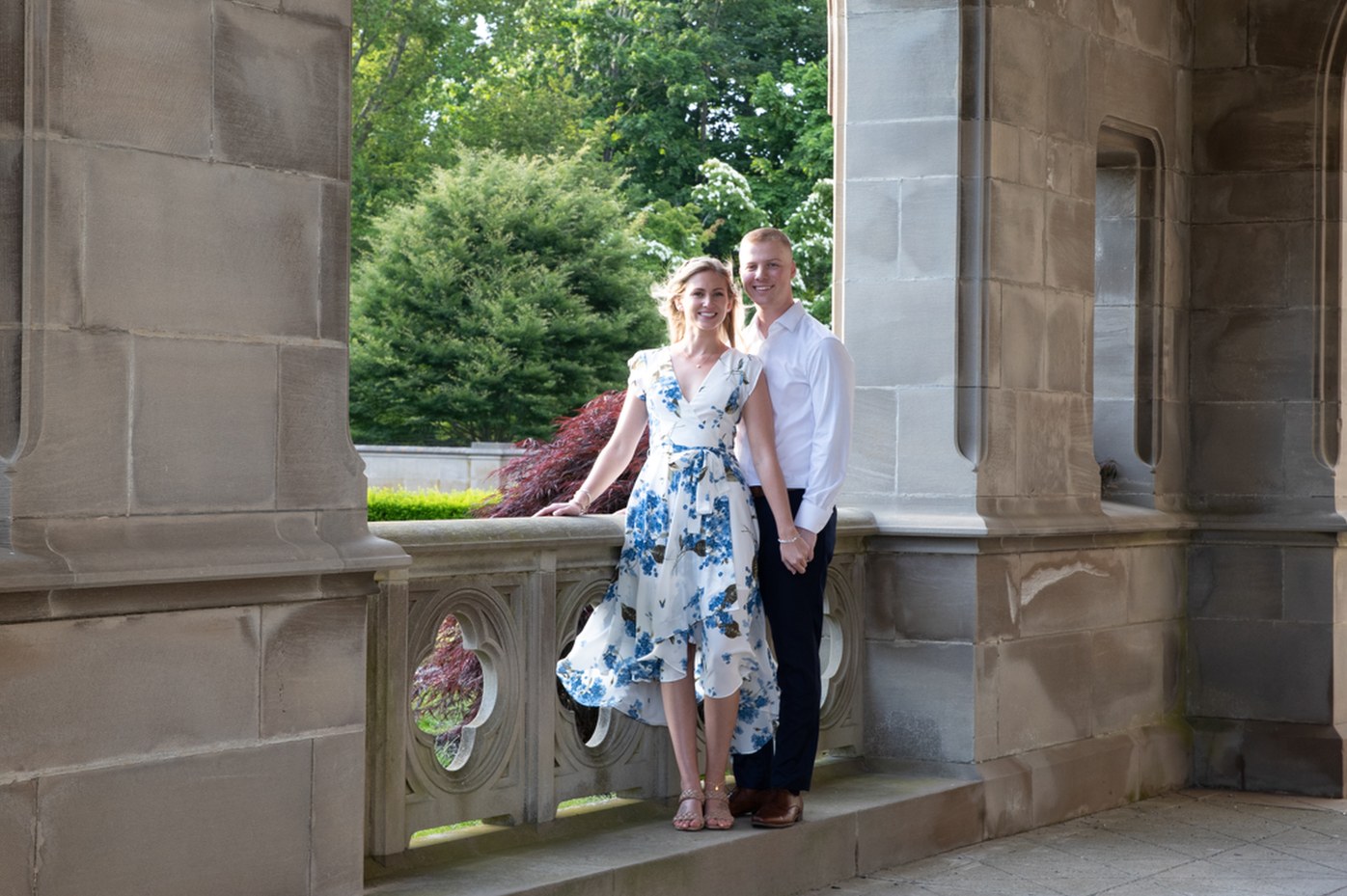 09 / Portrait Under Stone Arches — Before editing
