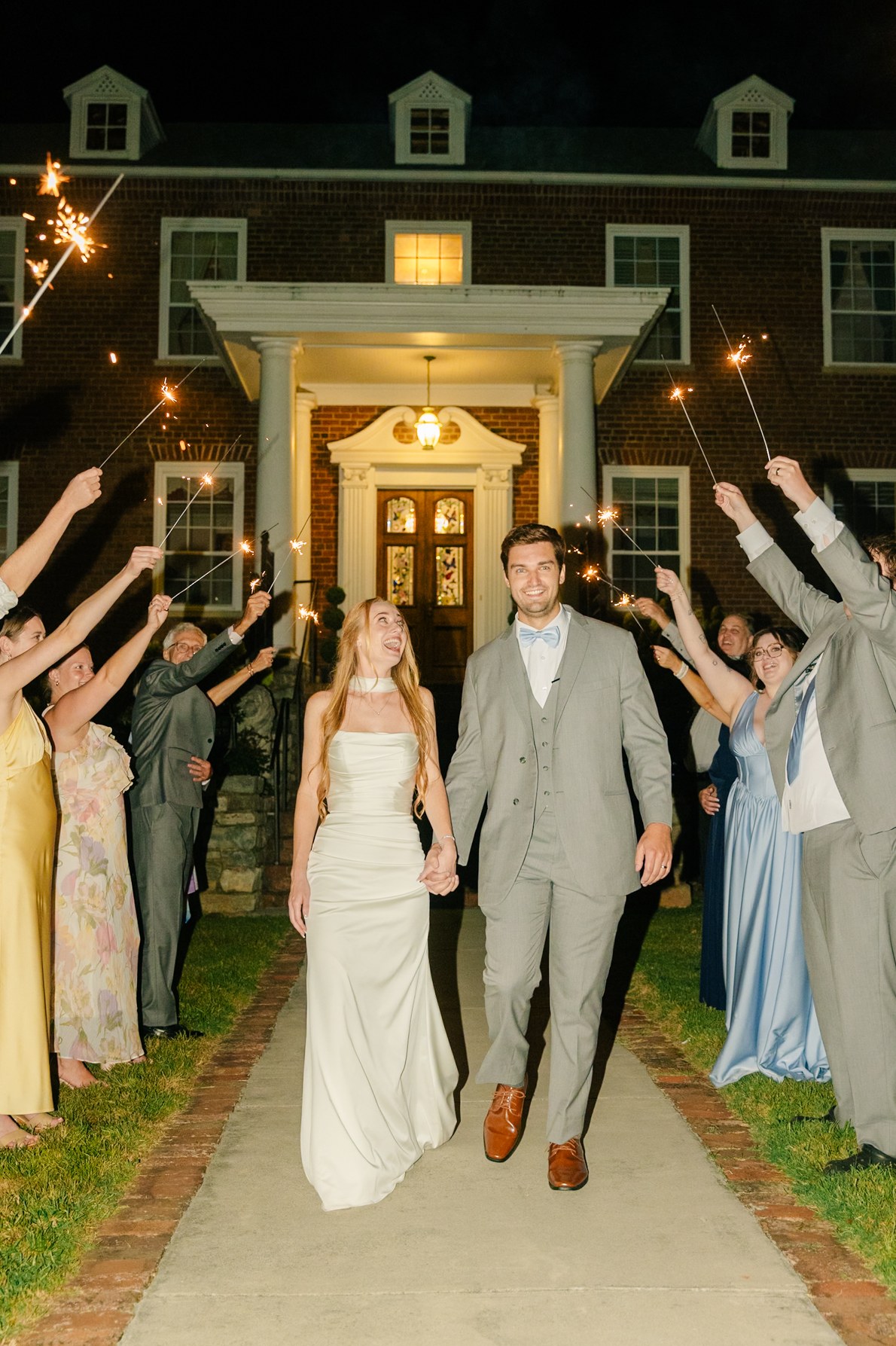 14 / Evening Wedding Exit — After editing