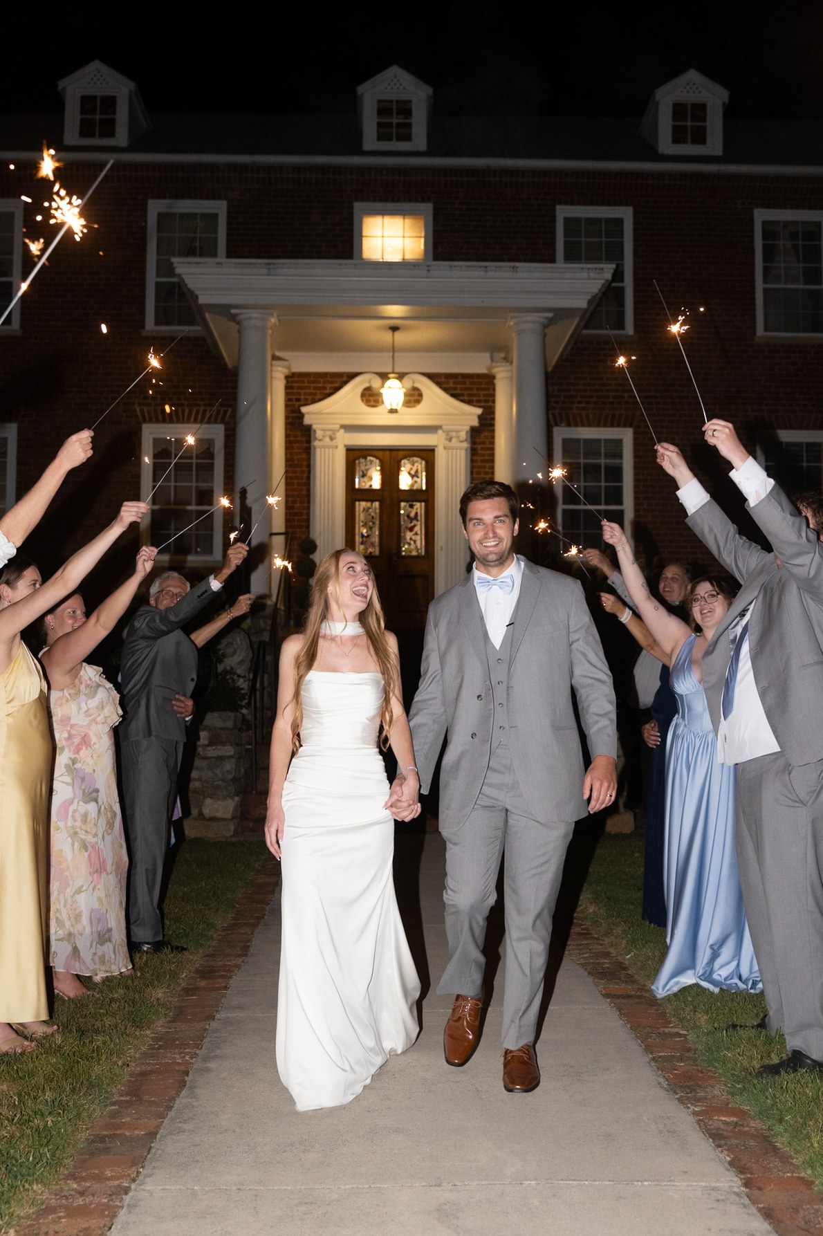 14 / Evening Wedding Exit — Before editing