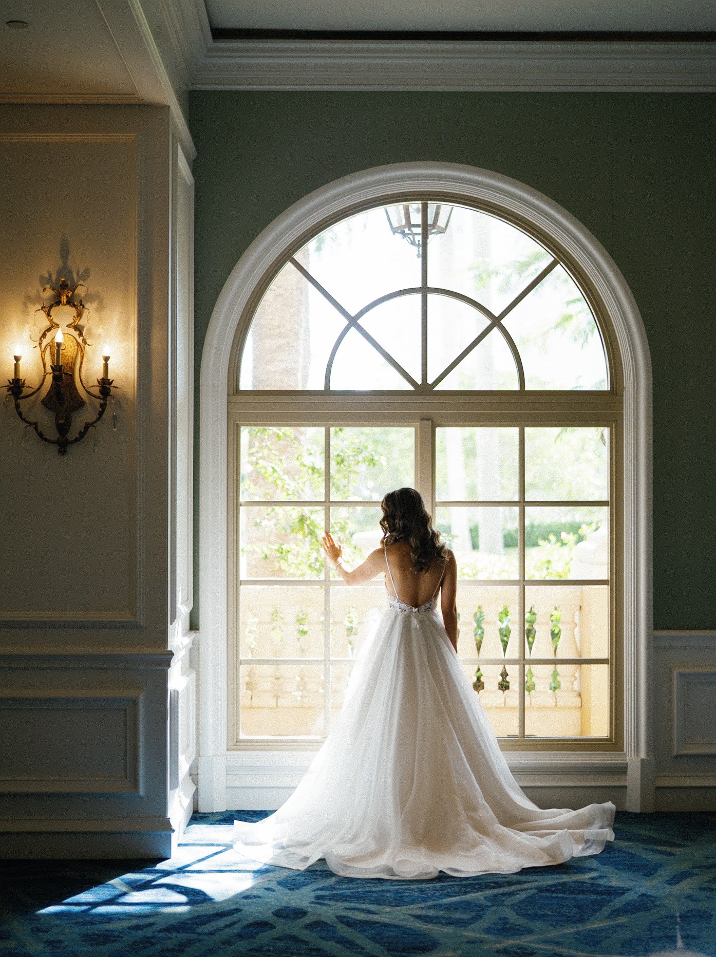21 / Bridal Portrait at an Arched Window — After editing