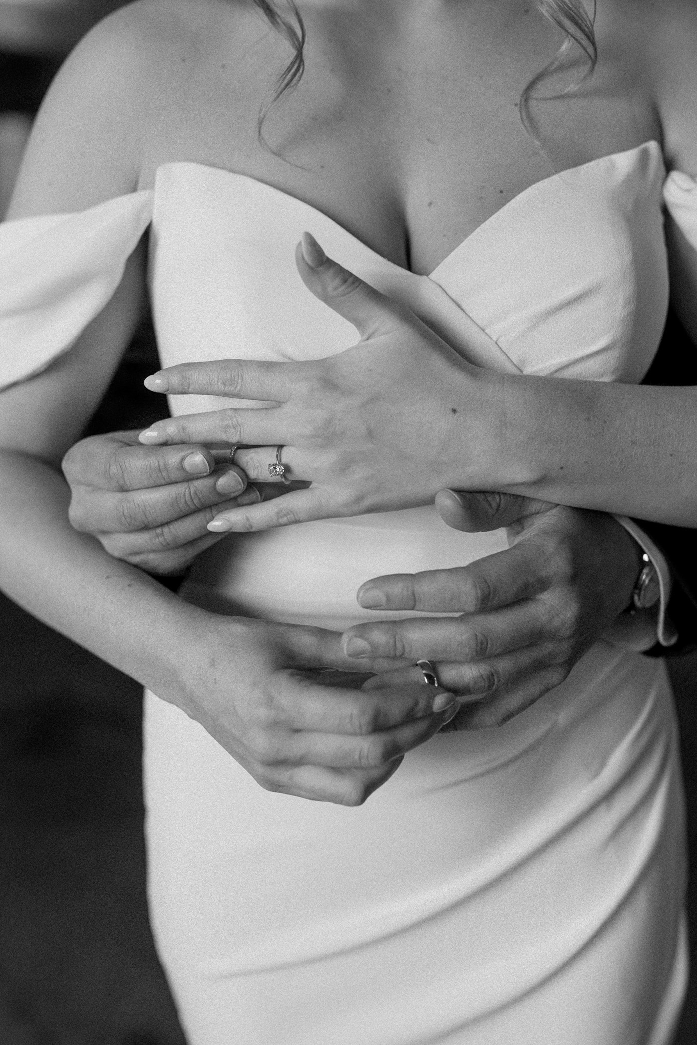 22 / Wedding Rings in Black and White — After editing