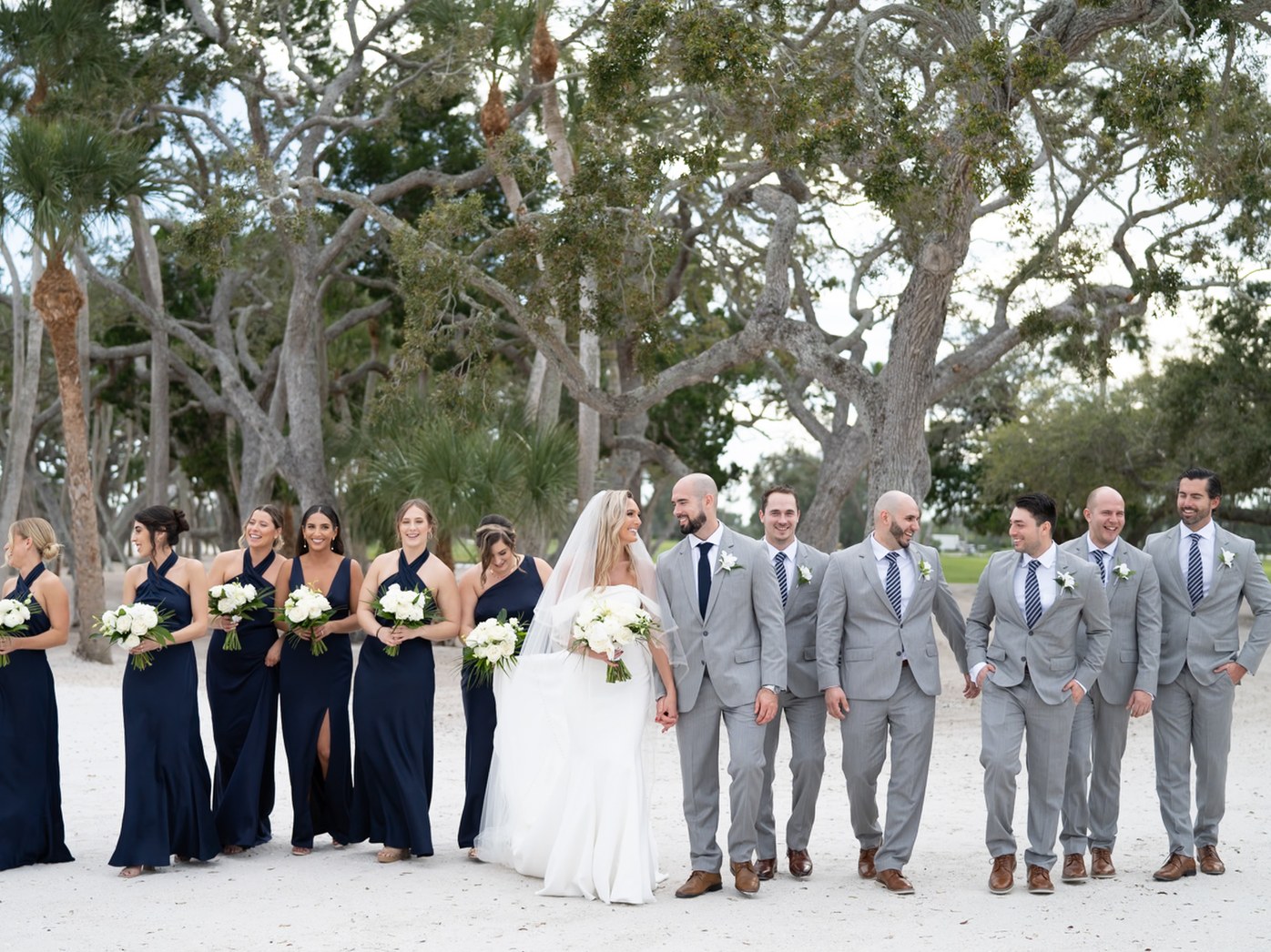 30 / Wedding Party Beneath the Trees — Before editing