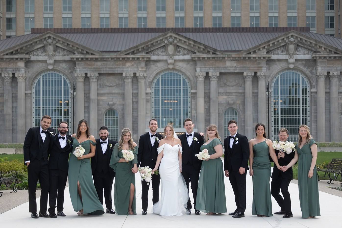 31 / Wedding Party at the Conservatory — Before editing
