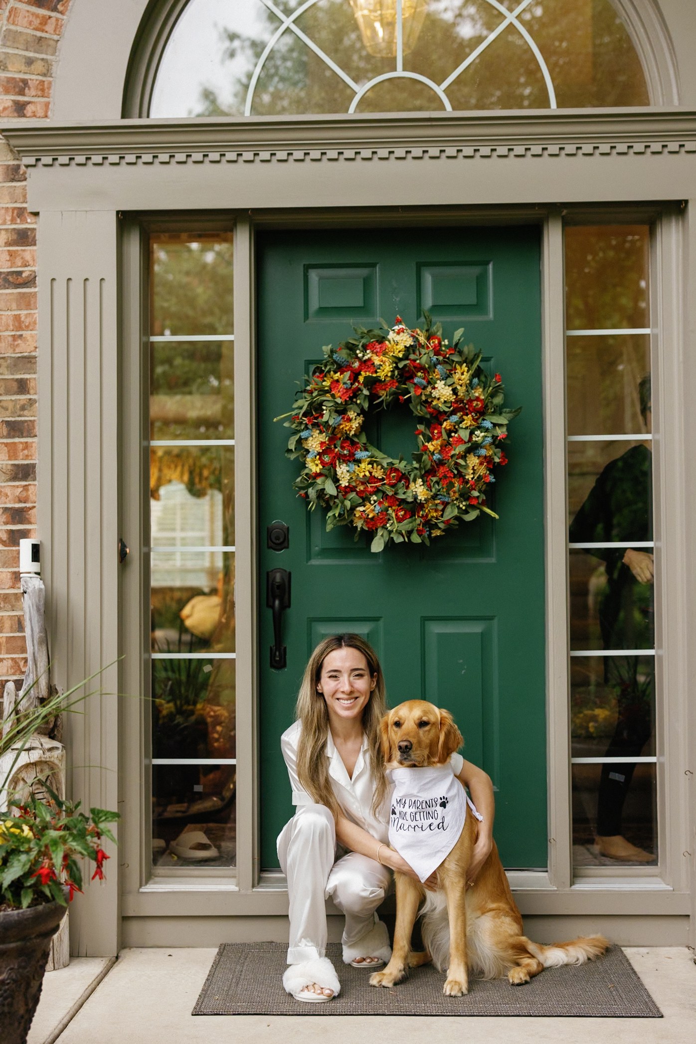 Bride with Her Dog — After editing