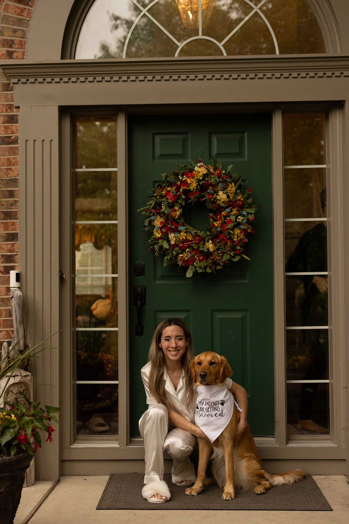 Bride with Her Dog — Before editing