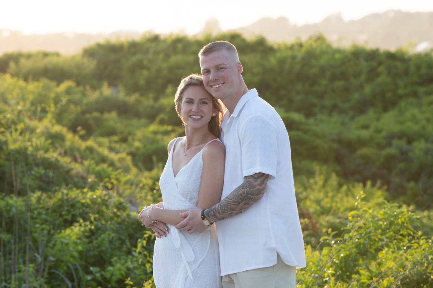 Couple at Golden Hour — Before editing