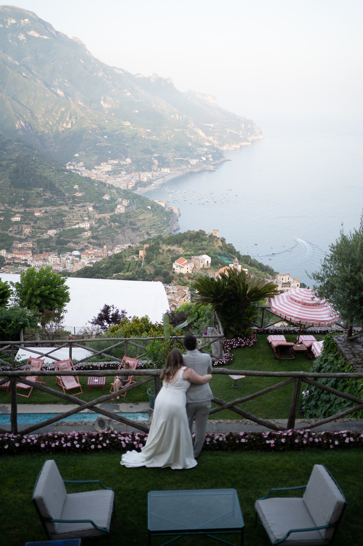 Coastal Terrace Portrait — Before editing