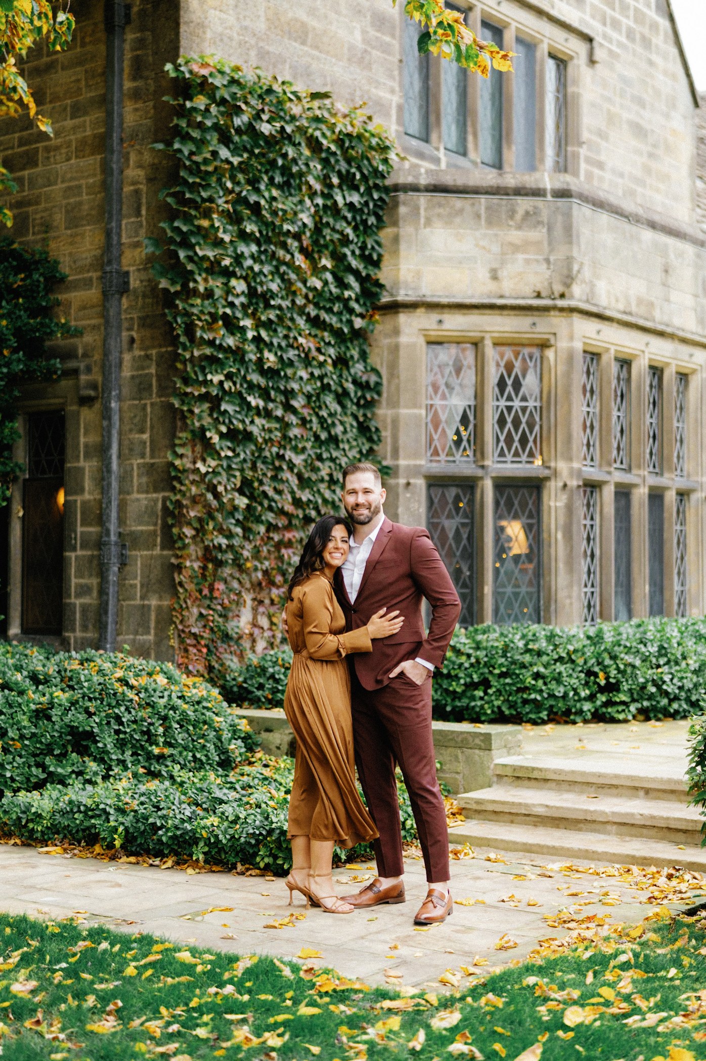 Couple at the Ivy-Covered Door — After editing