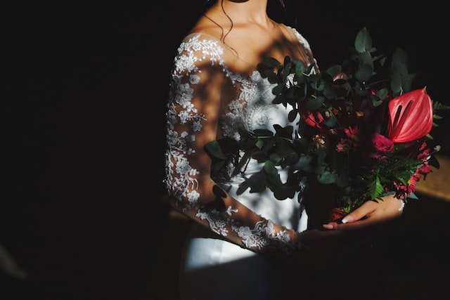 bride in shadow