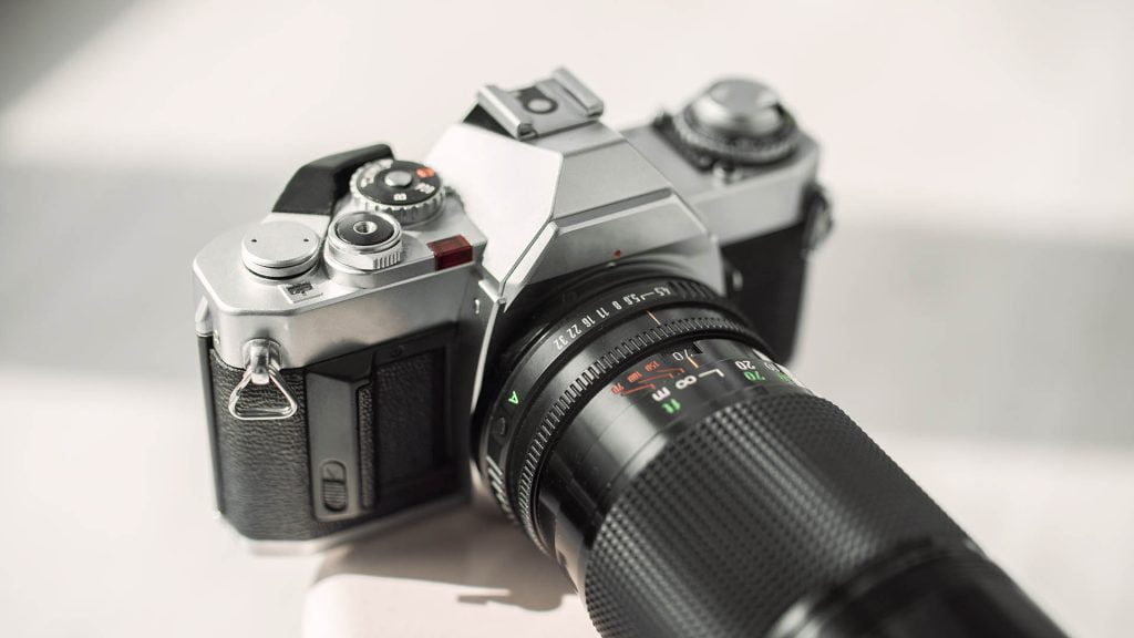 old vintage 35mm film camera