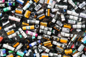 hamburg, germany july 20, 2017: various vintage photographic f